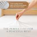 BLISSFORD - 4 Pack Fitted Hospital Bed Sheets with Elastic All Around for a Cotton Rich Soft Knitted Jersey Sheet, 36 x 84 x 12