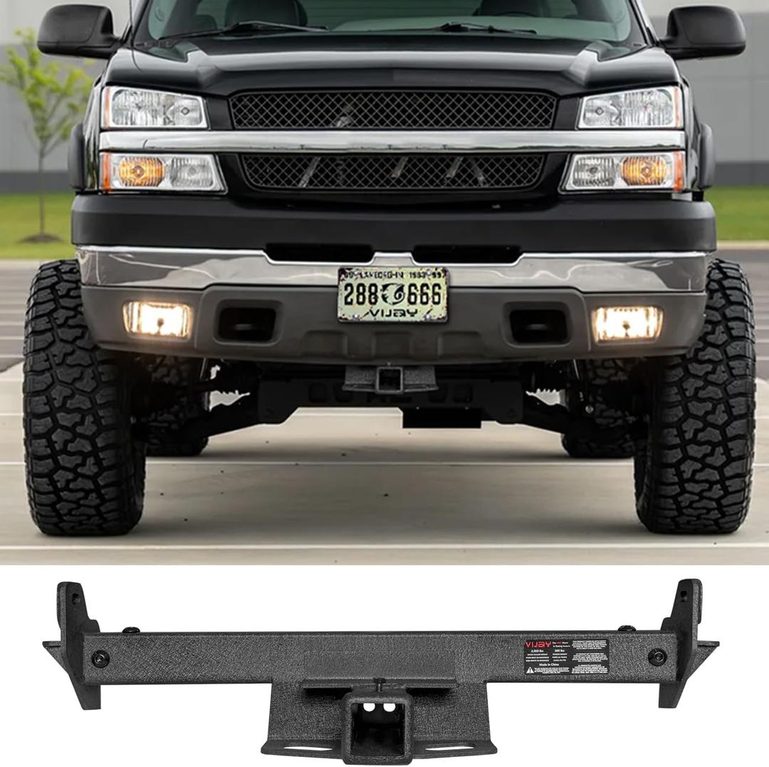 Vijay Class 3 Trailer Hitch Fits 2003-2006 Chevy Silverado 2500/3500 and Chevy Suburban 2500/3500 (2 Hitch Receiver)