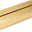 UNIQOOO 20 Pack 4" Gold Birch Wood Stands for Wedding Acrylic Sign, Wood Table Number Holders for 1/8 Thick Acrylic Sheets | Wedding Display Stand, Card Holder for Bar Menu, Retail Sign, Party