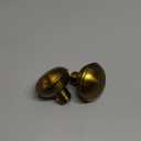 1 Pack Antique Brass Door Knob Set with Spindle, Vintage Old Style Door Knobs Replacement Set for Mortise Lock Interior Doors