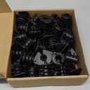 50 Pcs 1/2 Inch Pex Pipe Clamp -thru Stud Pipe Support Isolation Clamp for Pex Copper CPVC Tubing, Plastic Tubing Support for Wood Stud Installation