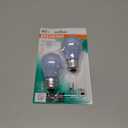 Sylvania 2 Pack Incandescent Light Bulbs 40 Watt Warm White - Incandescent Appliance Ceiling Fan Light Bulbs with Standard Base, A15, 120V 40W E26 Medium Base Bulb, Dimmable, Daylight Finish