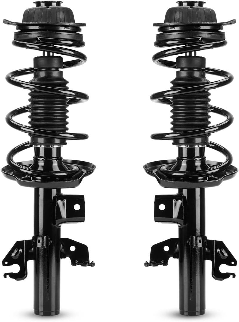 Front Struts Shocks w/Coil Springs for Dodge Dart (Aero/SE/SXT) 2013 2014 2015 2016, Dodge Dart (Limited; Manual Transmission; Rallye) 2013, Strut Shock Absorber Assembly [ Fits 272641 272642 ]