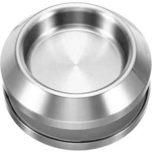 PATIKIL Round Sliding Glass Door Handle, 304 Stainless Steel Back-to-Back Bathroom Door Handles Pull Knob 2.3" OD with Screw for Shower Balcony Office Sliding Doors, Silver