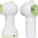 Cordless Baby Hair Dryer, Rechargeable Mini Blow Dryer with Charging Base, 100F Gentle Airflow, Low Noise Safe for Newborns & Kids, Portable Travel Hair Dryer for Infant Skin & Diaper Care