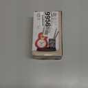 Guitar Alarm Clock,Vintage Desk Clock Guitar Shape Stable Base Battery Powered ABS Alarm Clock with Pencil Holder for Bedroom Office