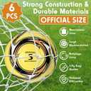 12 Pcs Operation Christmas Deflated Soccer Balls with Pumps Bulk Official Size 3 4 5 Machine Stitched Soccer Ball for Outside Sports Training Charity Donation Supplies Xmas Gifts