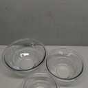 Pyrex Essentials (3-Piece) Glass Mixing Bowls Set For Prepping, Baking and Cooking, Preheated Oven, Dishwasher, Freezer, and Microwave Safe