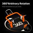 Sport Motorcycle Rear Stand, 360 Movable Lift Stand, Heavy Duty with Wheels, 880 lb Capacity (Black, Double Arm)