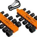 HORUSDY 22-Piece Power Nut Driver Set for Impact Drill, SAE and Metric, 1/4 Nut Driver Hex Keys, Hex Head Drill Bit Set