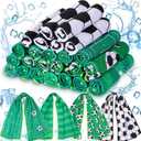 24 Pack Soccer Cooling Towel 40 x 12 Inch Breathable Sport Cooling Towel Microfiber Fast Drying Team Gifts for Athletes Yoga Gym Camping Running(Soccer)
