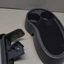 Geelin 1 Pc Hot Tub Table Tray, Adjustable Aboveground Bathtub Tray with 2 Cup Holder, Between 2'' to 7.5'' Nonslip Hot Tub Accessories Shelf Drinks Snacks Phone Holder for Spa Bathtub (Navy Blue)