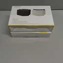 2 x Car Trash Can Small Leather Vehicle Trash Bin Car Dustbin Garbage Organizer Holder with Trash Bag Foldable Mini Cars Storage Bag Container for Auto SUV Van Trucks (White,Glovebox Hanging)