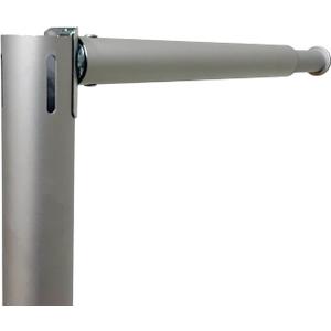 Hecis Slip-On Drape Support 10" to 18" for Backdrop Stand, Pipe and Drape Stand Kit Double Backdrop Frame (2 Pack)