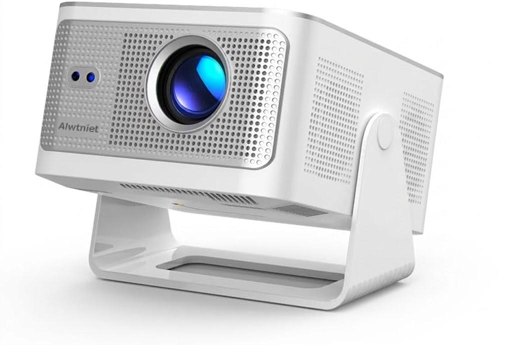 Smart Projector with 4K 8K Support, Mini Projector with Wifi6 and Bluetooth5.4, 600 ANSI, Auto Focus & Obstacle Avoidance 1080P Portable Movie Proyector for Home Outdoor, Magcubic HY350Max