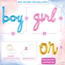 KatchOn, Gender Reveal Balloon Arch Kit - Pack of 70 | Pink and Blue Balloons,Boy or Girl Sign, Baby Balloons | Boy or Girl Gender Reveal Decorations | Baby Shower Decorations | Pink and Blue Decor