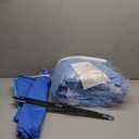 StarOcean Inflatable Pool with Canopy, Large Inflatable Swimming Pool for Kids,Adult, Blowup Pools with Seats,Backrest.Durable Thickened Inflatable Family Pools for Backyard,Dark Blue-118"x75"x22"