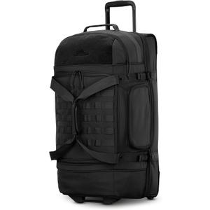 High Sierra Pathsetter Large Wheeled Rolling Duffle - Black