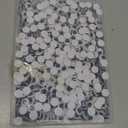 DECORA 1000 Pieces 12mm Round Wiggle Googly Eyes with Self-Adhesive for Scrapbooking and Crafts
