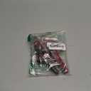 ADOGGYGO Christmas Dog Collar with Floral, Adjustable Xmas Pet Flower Collars, Red Green Plaid Dog Christmas Collars for Small Medium Large Dogs (Small)