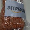 Bcoimo 24"17" Chenille Bath Mat  Non-Slip with Backing Bath Rug Ultra-Absorbent and Machine Washable Bathroom Mat Quick-Dry Design. Ideal for Bathroom and Tub Areas (Burnt Orange)