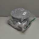 Christmas Tree Topper, Silver Shiny Sequins Top Hat Christmas Tree Top Decoration (Silver)