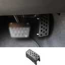 Anti-Slip Gas Pedal Extender Covers Adjustable Foot Rest Accelerator Pads for 2007-2020 Jeep Wrangler JK JKU JL JLU JT, 1PC