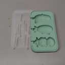 Silicone Popsicles Molds for Kids, NonStick 6 Pieces Food Grade Silicone Ice Pop Cream Mold, Stackable Popsicle Maker with Reusable Sticks