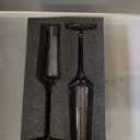 Champagne Flutes Glass Set of 2, Crystal Champagne Glasses 7OZ