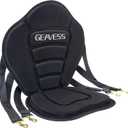 Kayak Seat, Universal Adjustable Kayak Seat with Back Support, Kayak Replacement Seat, Detachable Paddle Board Seat Fishing Boat Seat for Kayaking, Sup and Canoe (1 Pack Black)