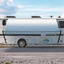 Suncode Reinforced RV Awning Fabric Replacement, Heavy-Duty Waterproof Vinyl Canopy with Tear-Resistant Top Edge, Universal Fit for Camper Trailer Motorhome,13'(Fabric 12'2") Blue Fade