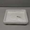 10 Pack Plastic Art Trays,Activity Crafts Tray,Organizer Tray,Serving Tray for Home,School,Kids,DIY Projects,Painting,Beads (White)