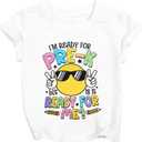 First Day of School Shirt Toddler: in My Preschool Era Shirt Kids - Cute Back to School Toddler Girl Tee (White)