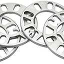 GoldenSunny 8mm Universal Wheel Spacers Adapters Fit Most 4 & 5 Lug Vehicle, PCD from 98mm to 120mm, 4x100 4x108 4x110 4x112 4x114.3 4x120 4x4.5 5x100 5x108 5x110 5x112 5x114.3 5x120 5x4.5
