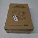 Delamu 2-Tier Multi-Purpose Bathroom Under Sink Organizers and Storage, Stackable Kitchen Pantry Organization, Pull Out Medicine Cabinet Organizer with Movable Dividers, White, 1 Pack