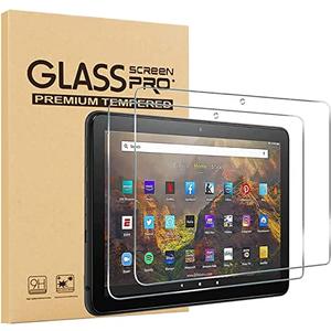 Tempered Glass Screen Protector for All-new Amazon Fire HD 10/10 Plus tablet, Fire HD 10 Kids/ 10 Kids Pro (2021/2023 release), 10.1 Inch Tempered Glass Film, 2-pack