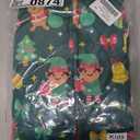 ANGELGGH Family Matching Christmas Onesie, Cute Vacation Reindeer Print One Piece Pajamas, Hooded Holiday Sleepwear Nightwear