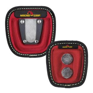 MagnoGrip 002-290 Quick Snap Magnetic Tape Measure Holder - Heavy-Duty, Durable, Hands-Free Magnetic Holder for Construction, Carpentry, & Tool Belts - Ideal for Professionals & DIY Enthusiasts, Red