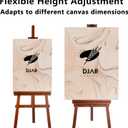 DJAR Art Easel for Painting, Tool-Less Installation Adjustable Wooden Painting Easel Stand for Adults, Artist, Beginners, Hold Canvas up to 39'', Walnut