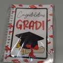 Motiskyy 2026 Graduation Gift Card Book 7 x 5 Inch College Survival Gift Card Book Congrats Grad Survival Album Keeper for Graduation Leaving Home Season Reminders Greeting (Grad)