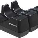 Amazon Basics Weighted Desktop Tape Dispenser with Non-Skid Base, Desk Accessory, 3-Pack (One Missing)