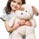 iPlay, iLearn Dog Stuffed Animal, Soft Plush Baby Toy, Infant 18" Big Cute Fluffy Puppy Toy, Ultra Soft Nursery Bedtime Huggable Birthday Gifts for Toddlers Girls Boys Kids Age 0 and up