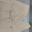 NIMIN Women Wide Leg Pants High Waisted Business Casual Work Trousers Dressy Pants with Pockets (Beige, XS)