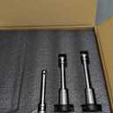 METOWARE Adjustable Trailer Hitch - Aluminum Tow Hitch Fits 2-Inch Receiver - Heavy Duty Drop Hitch with 4-Inch Drop/Rise for Truck (14,000 LBS GTW), Double Stainless Steel Locks & Hitch Pin, Red