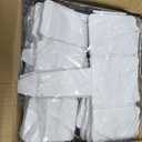 48 Pcs Landscaping Edging Border 37 ft Plastic Garden Border Edging Bulk for Lawn Decorative Stone Like Flower Bed Fence Set for Yard Landscaping Interlocking Stakes for Plant(White)