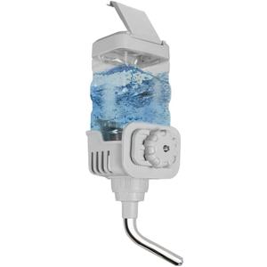 Vannon Small Animal Water Dispenser for Cage, 25oz Auto Feeding Crate Water Bottle for Rabbit, Chinchilla, Ferret, Guinea Pig, Squirrel, Hedgehog, Pet Nozzle Diameter: 10mm, BPA Free, Grey