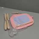 Smasiagon Magnetic Drawing Board for Kids, Toddler Toys for 1-2 Year Old Girl, Portable Doodle Board Pad Learning and Educational Toys for Ages 1 2 3 Year Old Baby Girl Birthday GiftPink