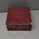 32 Oz Dog Bowl with Slow Feeder Insert Stainless Steel Pet Water Bowl for Medium & Large Breed Non Slip Rubber Base & Plastic Puzzle Feeder - Red