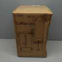 Commercial Coffee Urn, 100 Cup Coffee Maker and Hot Water Urn, 1500W Fast-Brewing Percolator for Business, Parties, Catering, and Large Gatherings