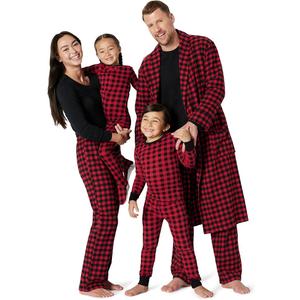 Men's Matching Holiday Family Pajama Sets, Classic Buffalo Check, Large